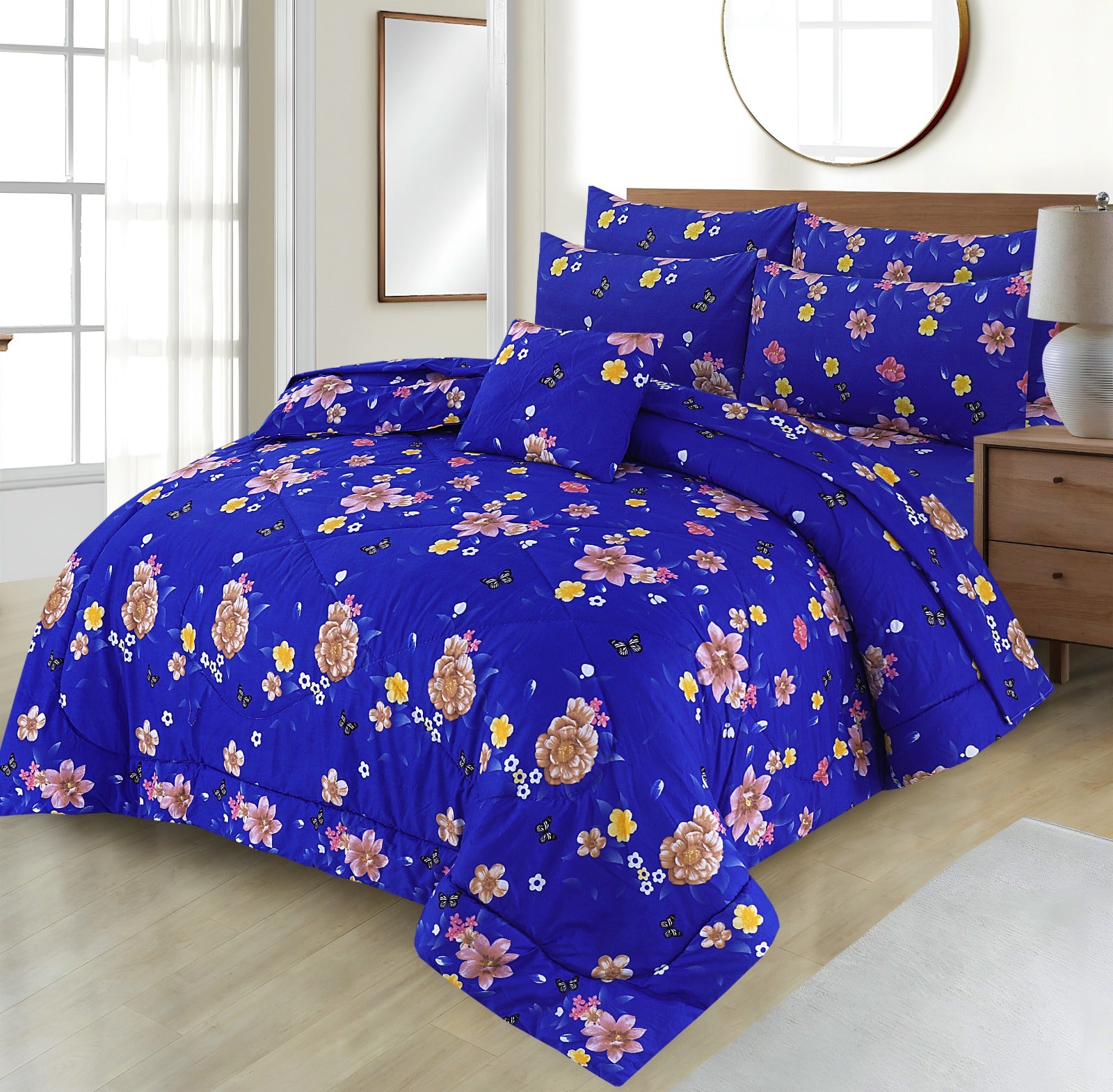 Premium 7 Pcs Comforter Set - CS77