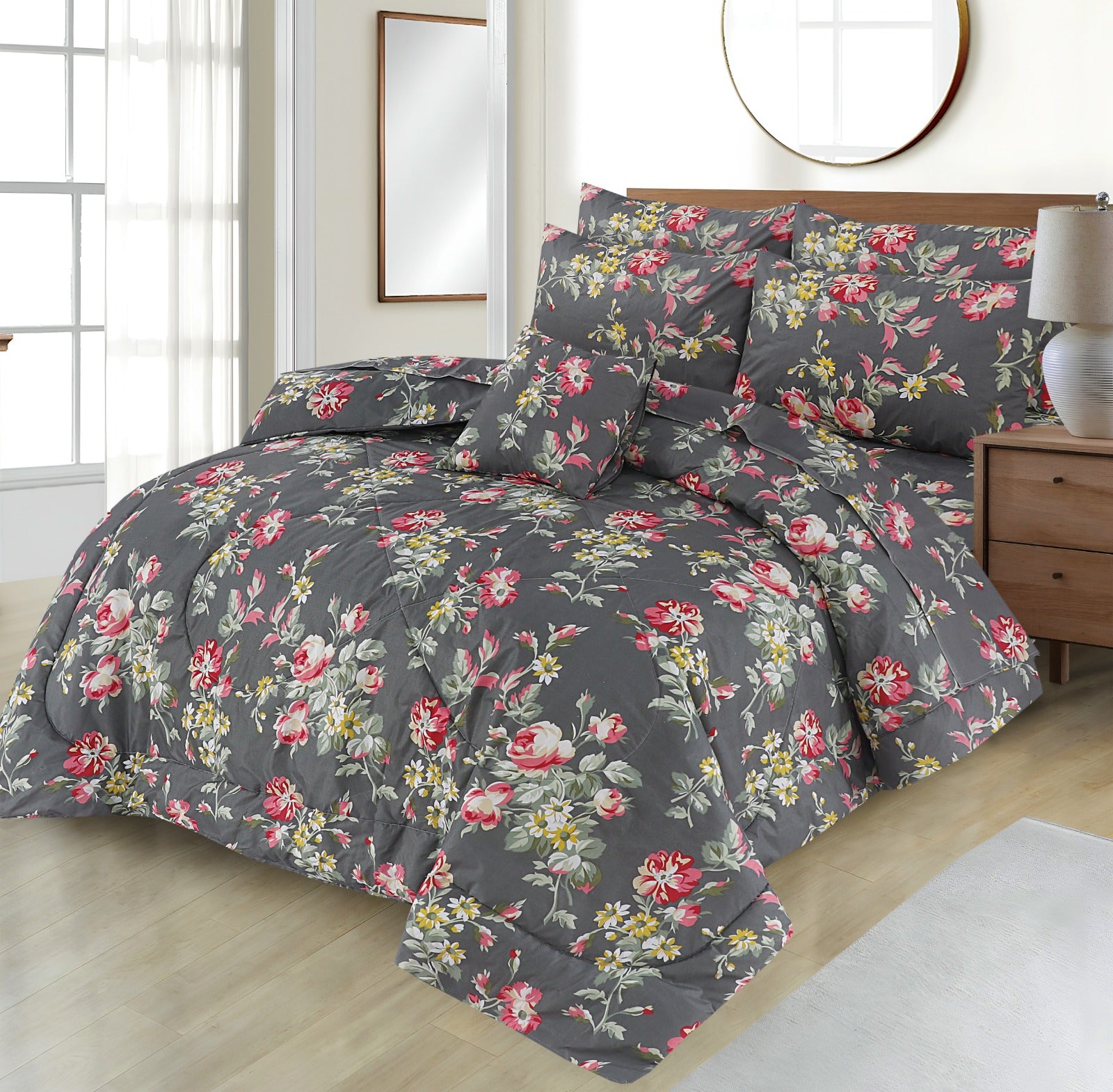Premium 7 Pcs Comforter Set - CS78