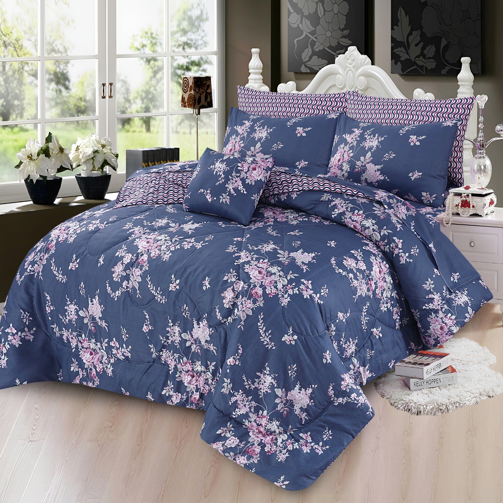 Premium 7 Pcs Comforter Set - CS81