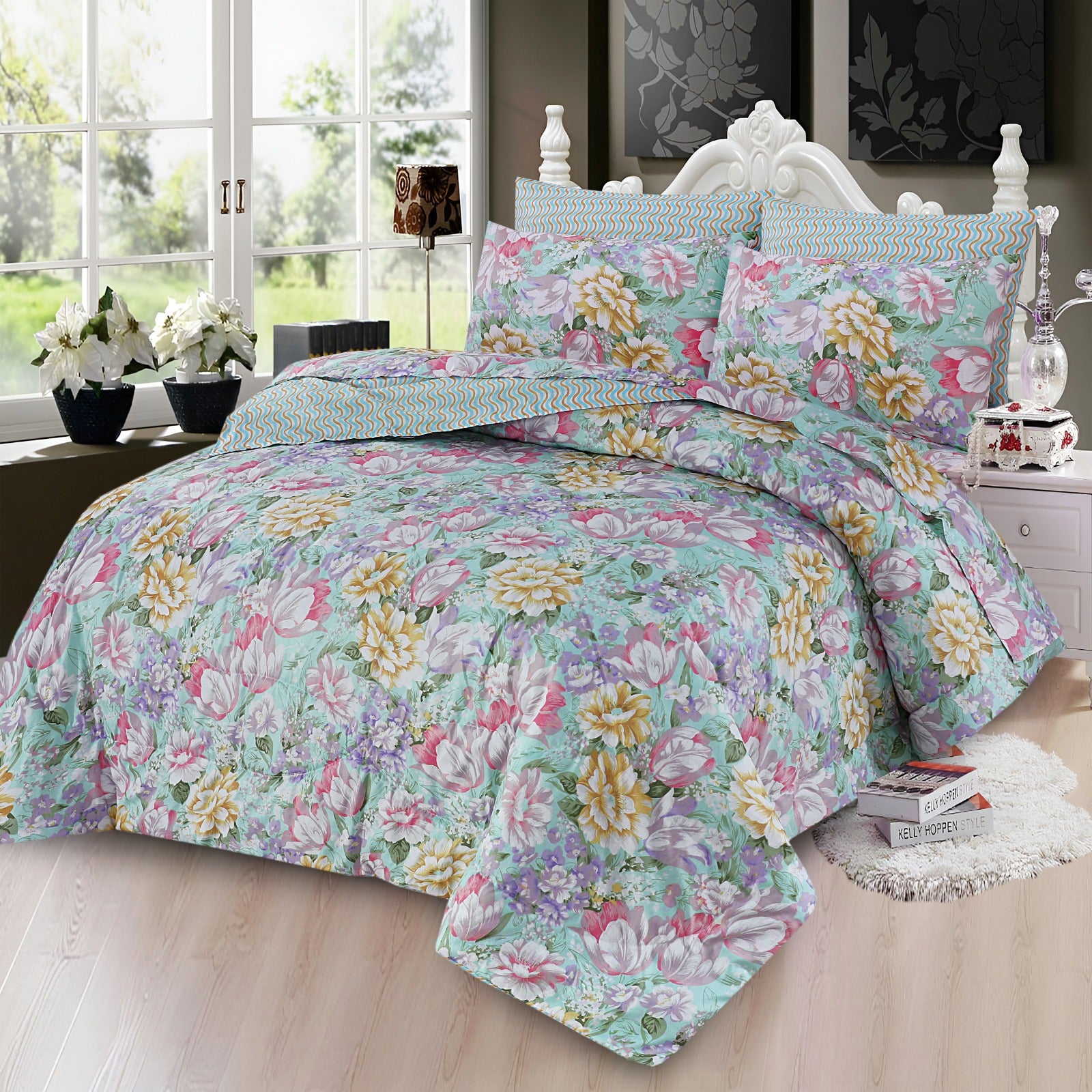 Premium 7 Pcs Comforter Set - CS80