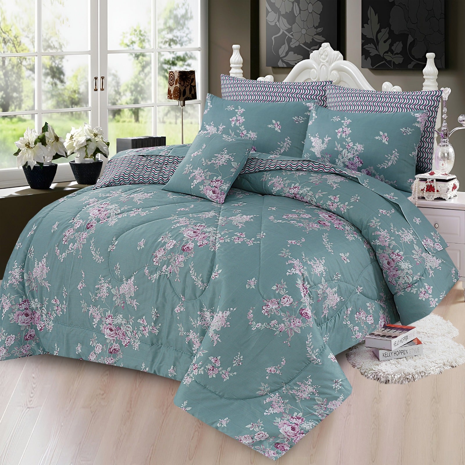 Premium 7 Pcs Comforter Set - CS82