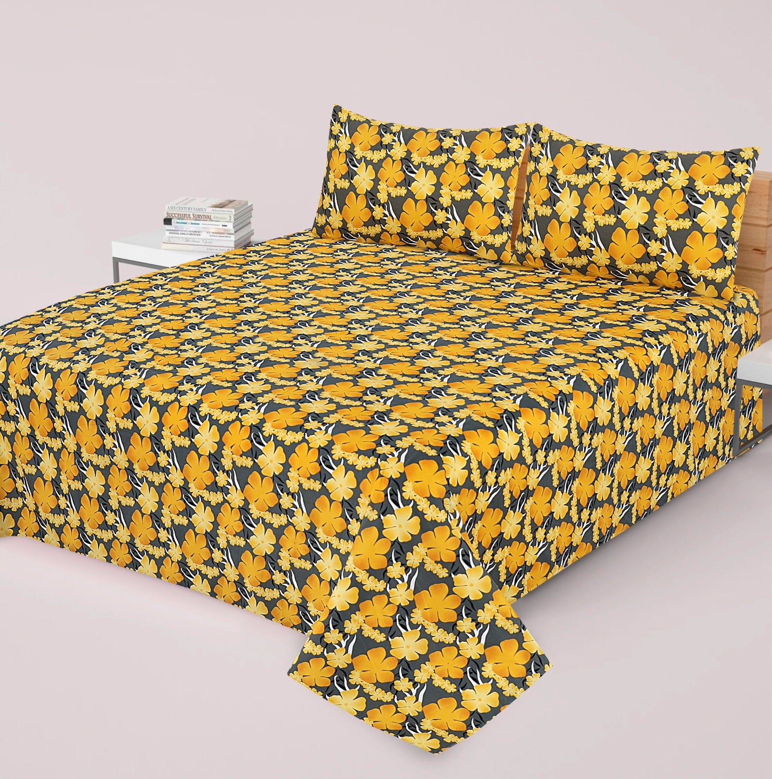 3PC Cotton Bedsheet BS-75