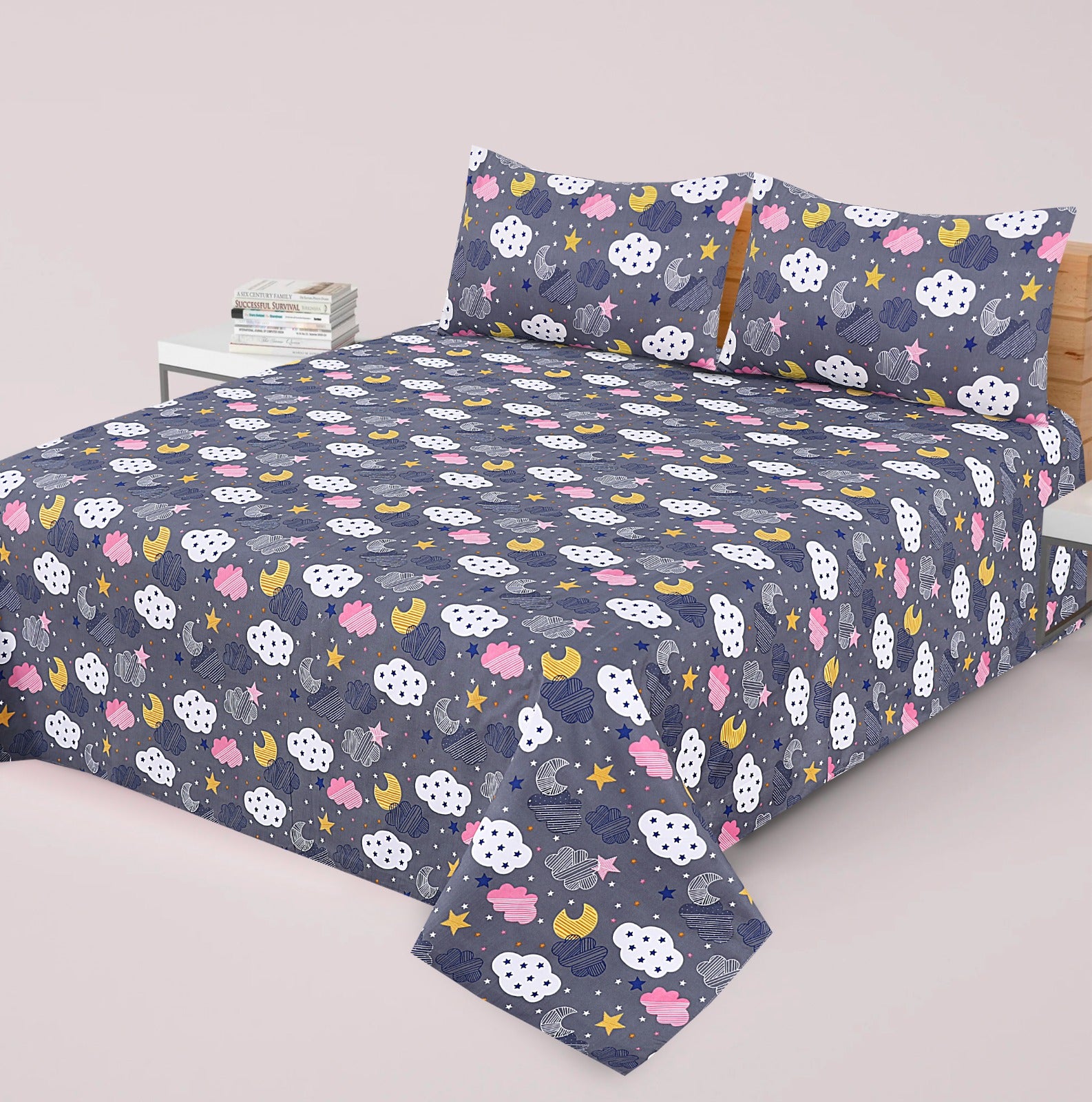 3PC Cotton Bedsheet BS-68