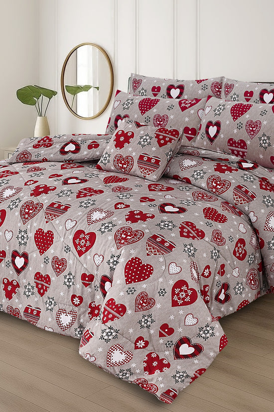 Premium 7 Pcs Comforter Set - CS63