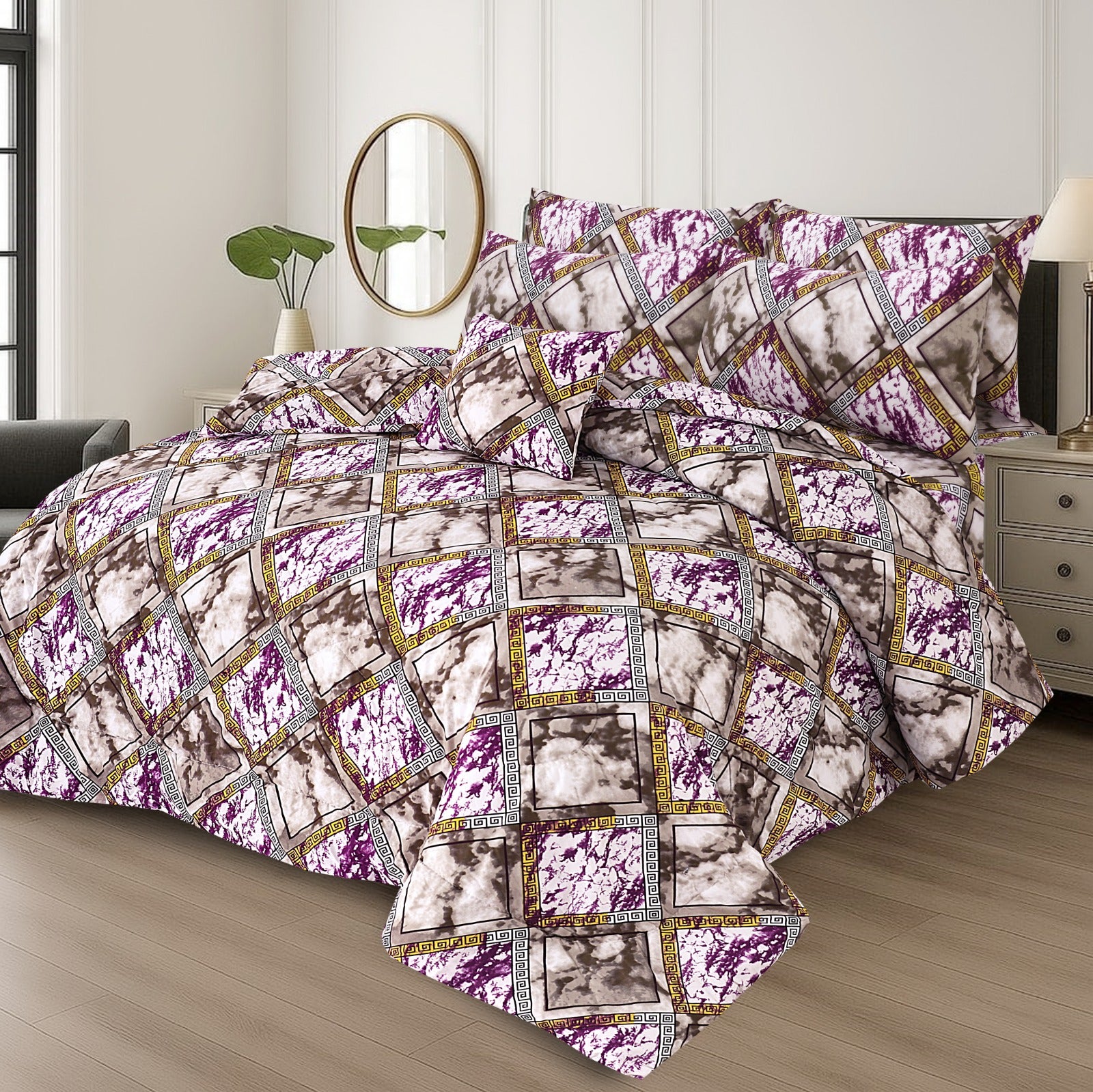 Premium 7 Pcs Comforter Set - CS59