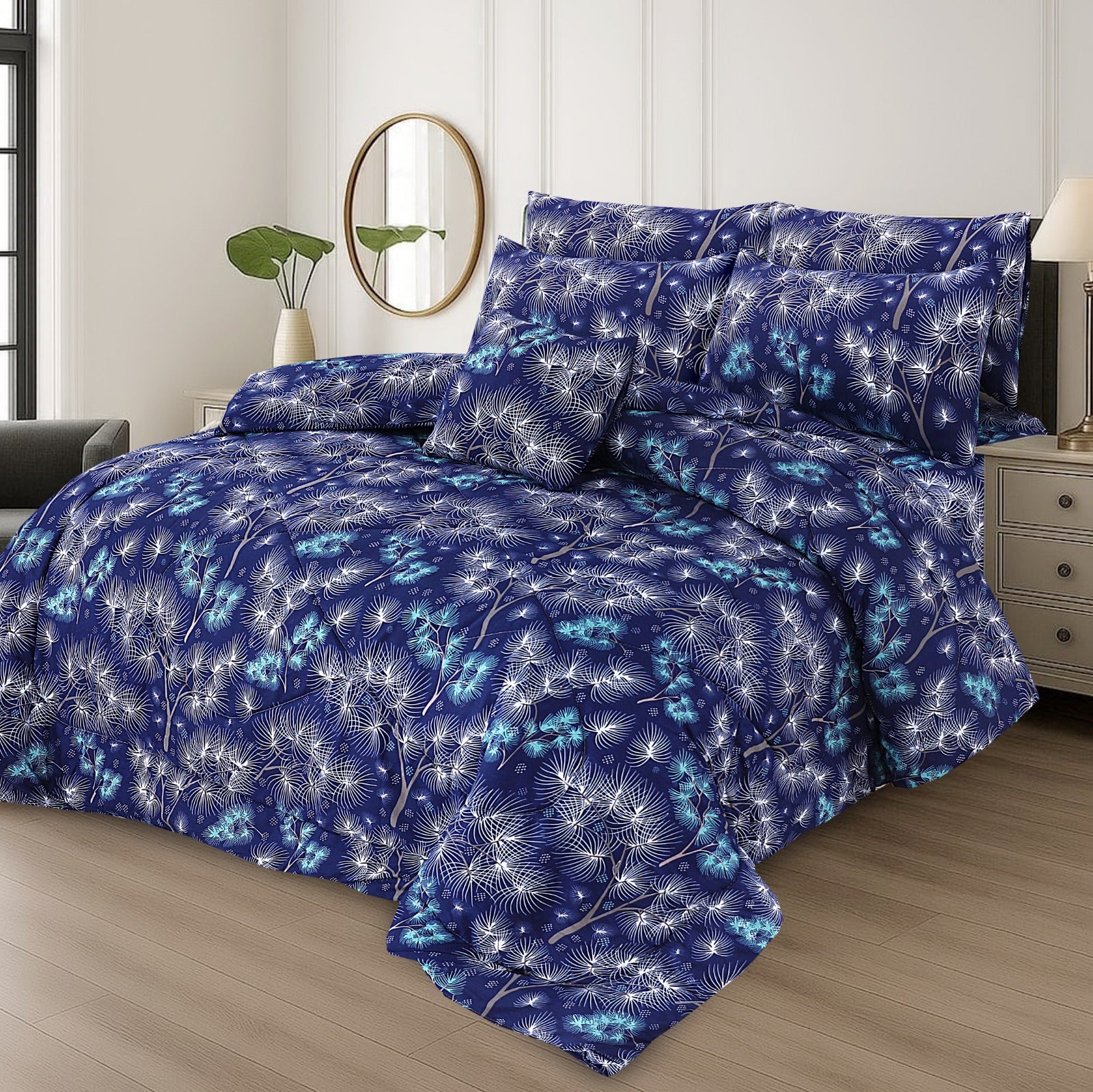 Premium 7 Pcs Comforter Set - CS64