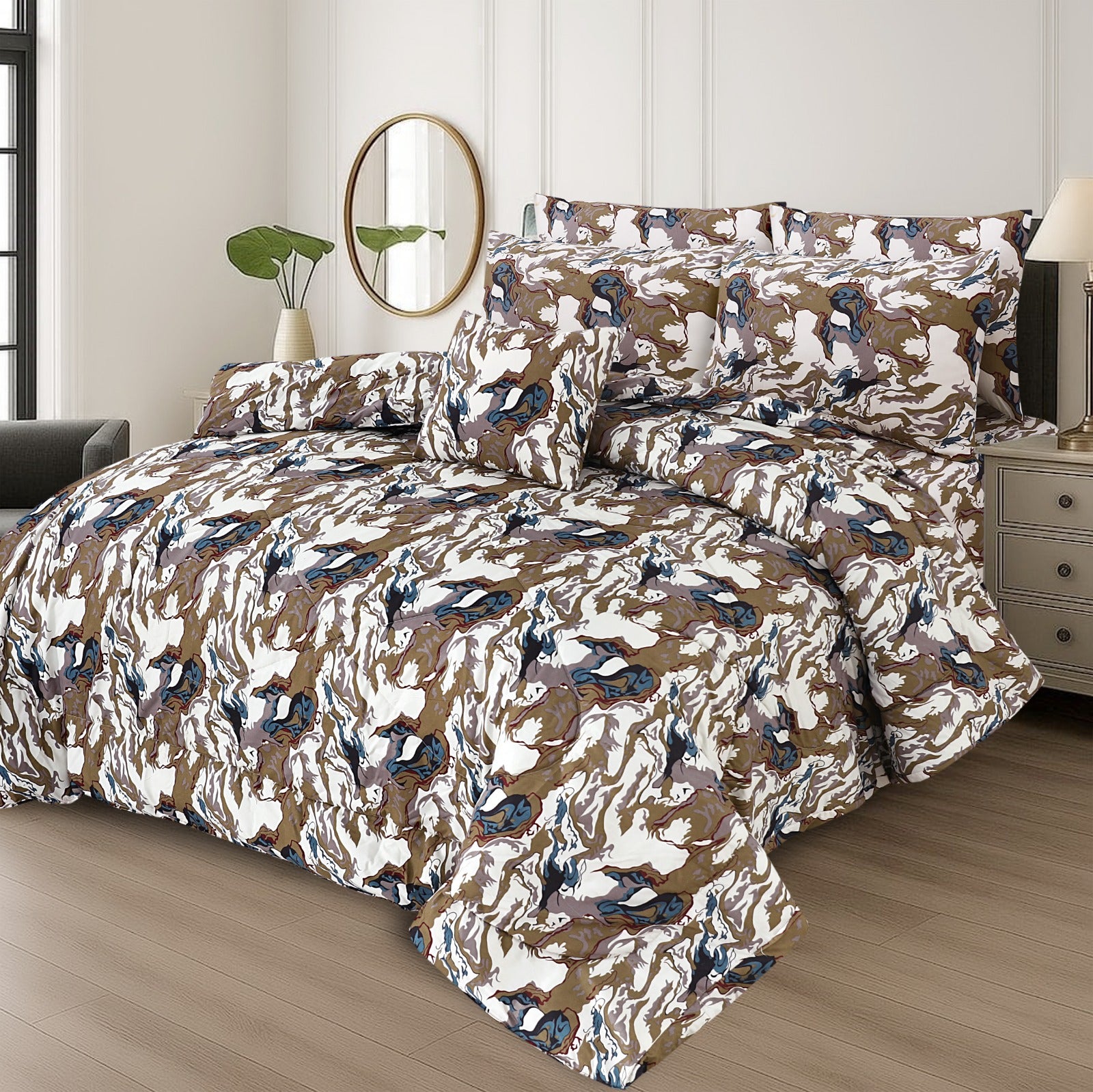 Premium 7 Pcs Comforter Set - CS55
