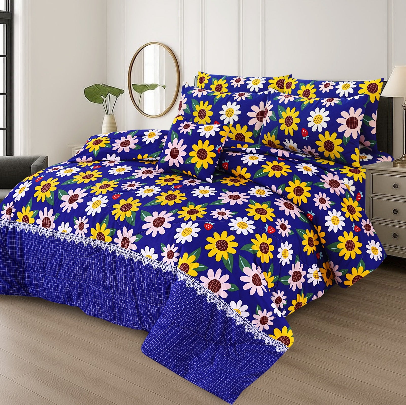 Premium 7 Pcs Comforter Set - CS56