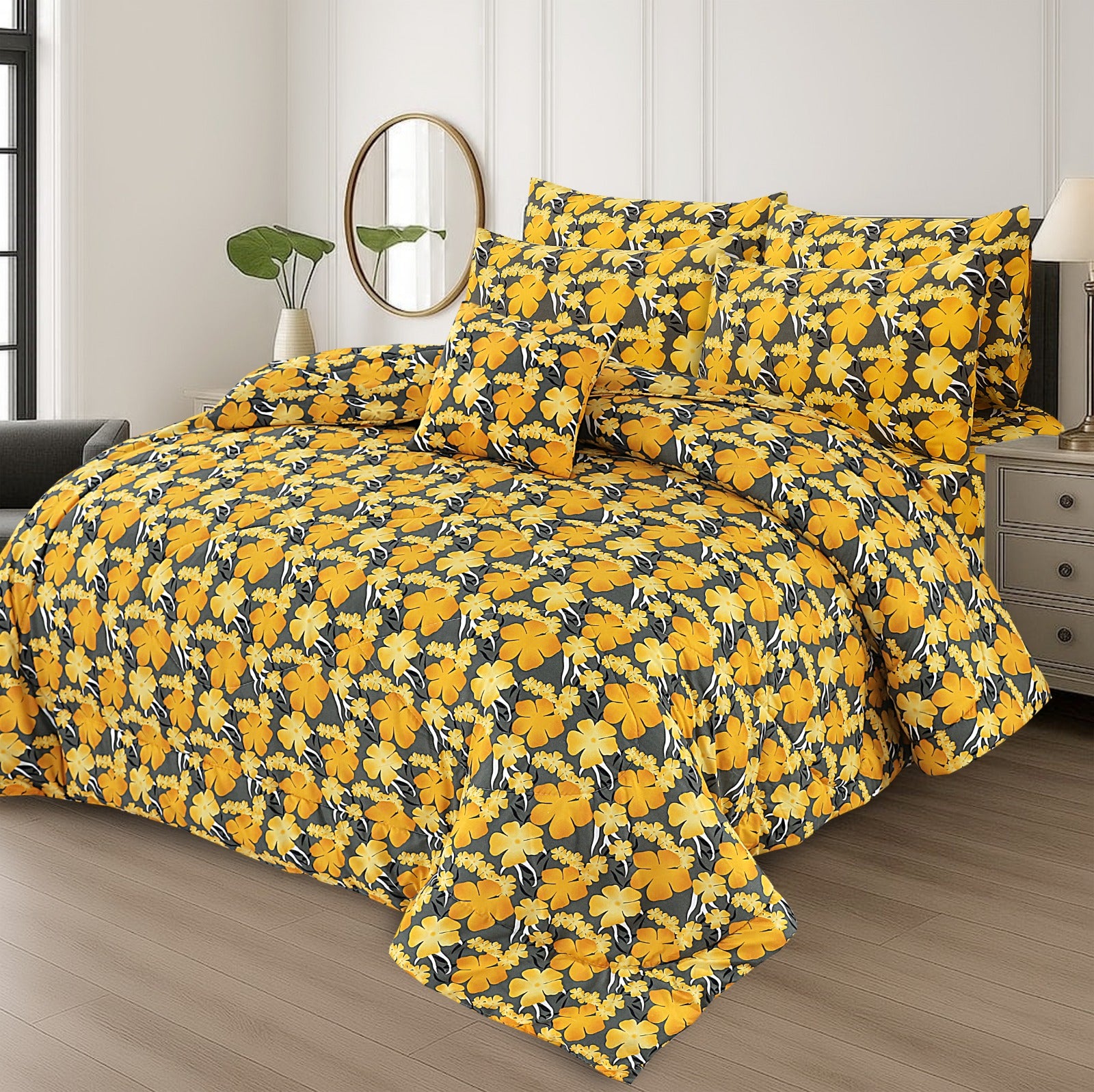 Premium 7 Pcs Comforter Set - CS61