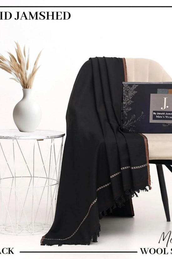 J. Premium Winter Shawl For Men - MS02-Black
