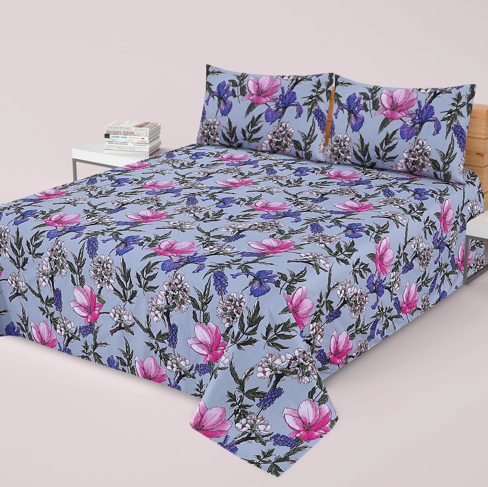 3PC Cotton Bedsheet BD-66