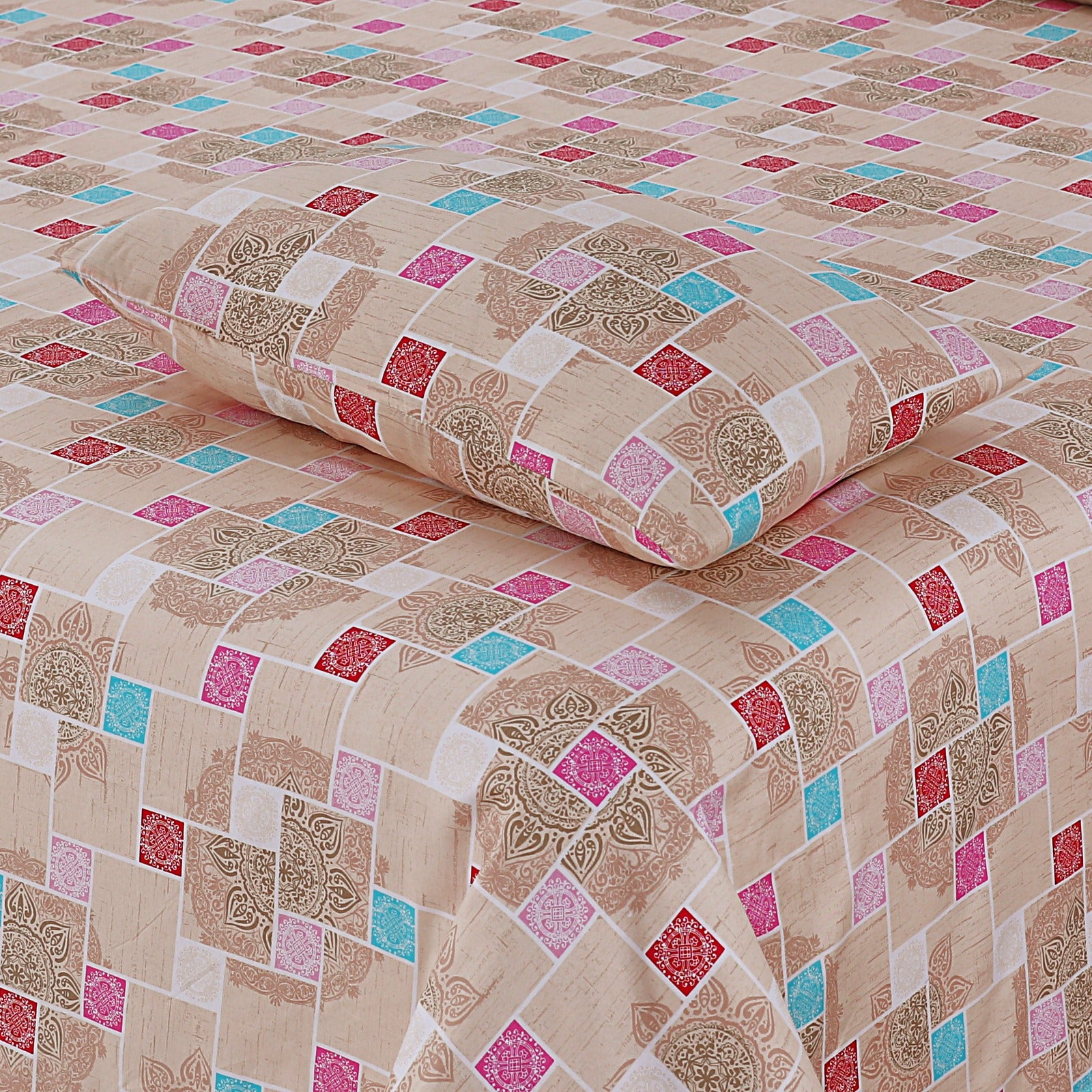 3PC Cotton Bedsheet BD-70