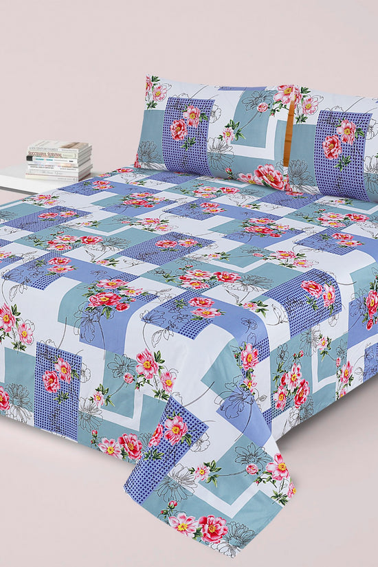 3PC Cotton Bedsheet BD-74
