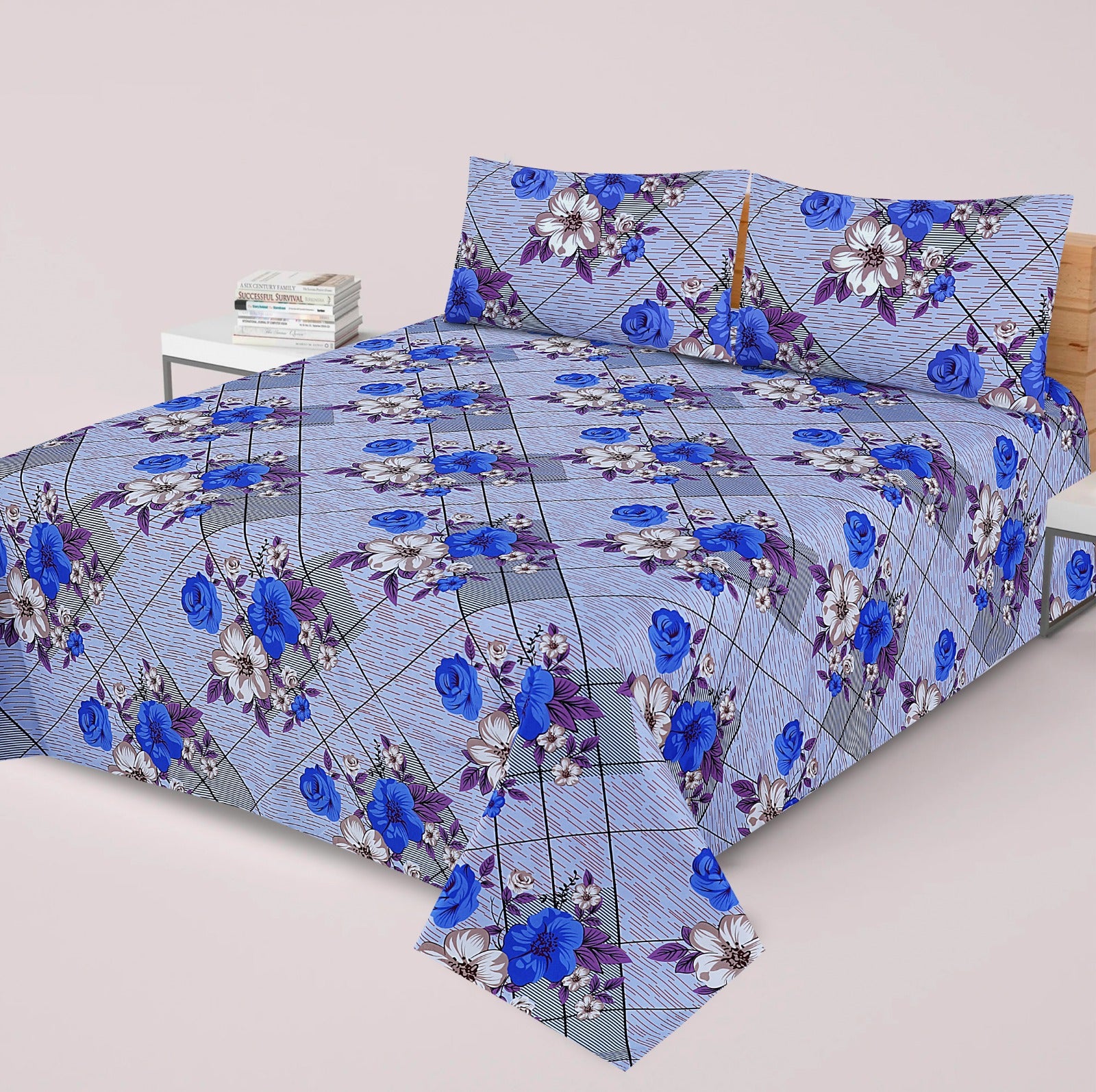 3PC Cotton Bedsheet BD-79