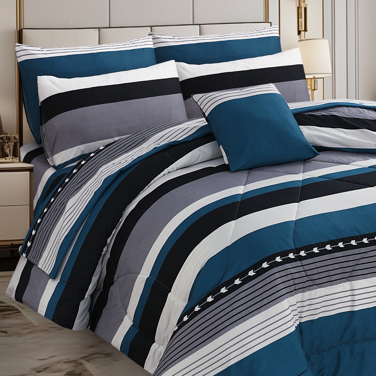 Premium 7 Pcs Comforter Set - CS91