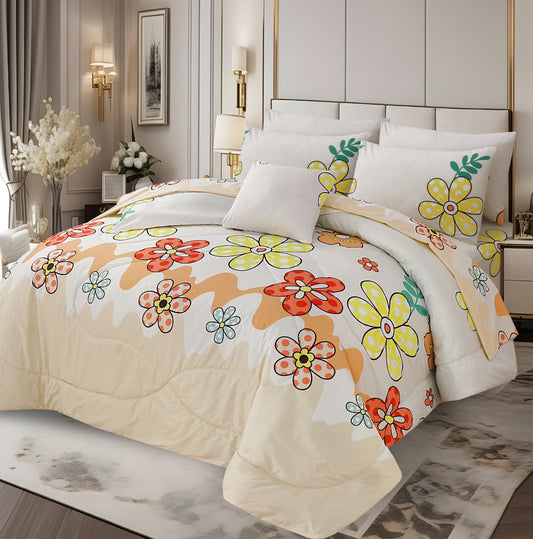 Premium 7 Pcs Comforter Set - CS101