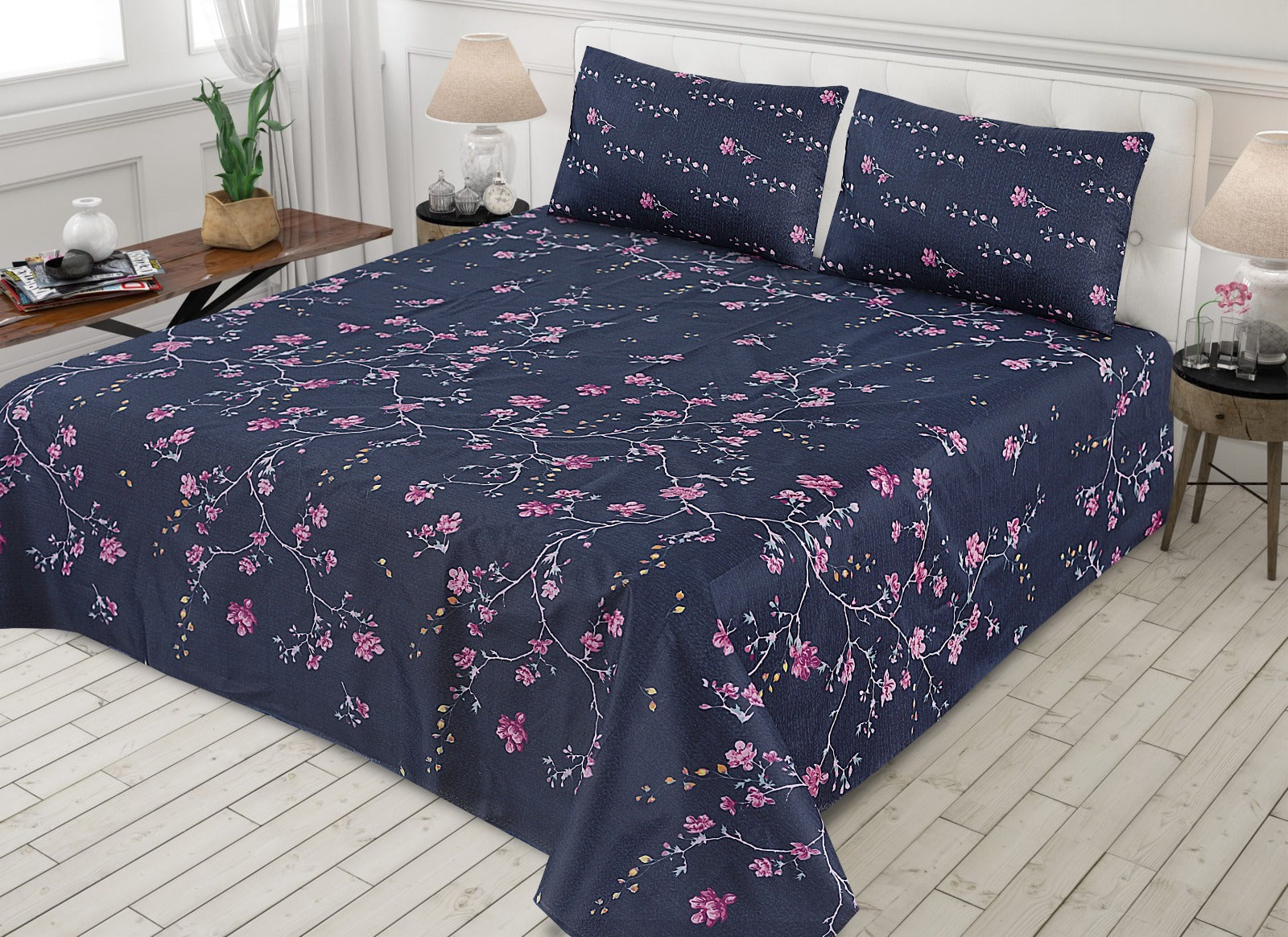 3PC Cotton Bedsheet BD-45