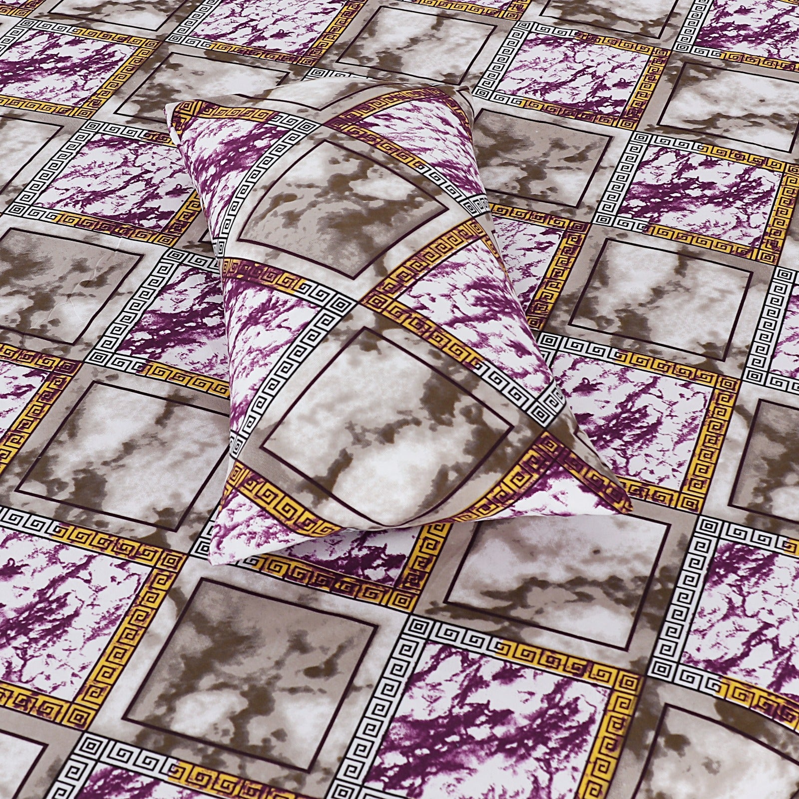 3PC Cotton Bedsheet BD-46